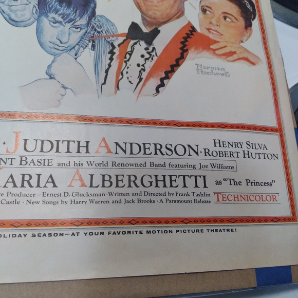 1960 Movie Ad - Cinderfella- Jerry Lewis, Judith Anderson, Ed Wynn... - Picture 10 of 15